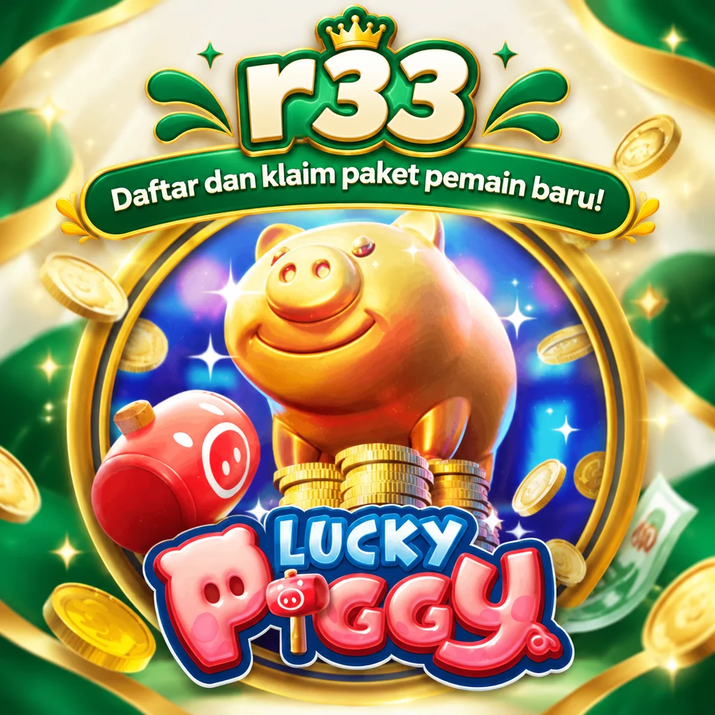 r33 · Lucky Piggy · Tampilan permainan